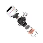 ID-Cooling CPU Water Cooler - Space SL240 XE WHITE (25dB; max. 129,39 m3/h; 2x12cm, A-RGB LED, fehér)