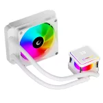 Rampage CPU Water Cooler - INFINITE V120 (Mágneses kijelző, 36,9dB max., 98,54 m3/h; 12cm, A-RGB LED, fehér)