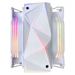 Rampage CPU Cooler - OCTAGON C60 (max 40dB, 96,84 m3/h, 4 pin csatlakozó, 2x12cm, A-RGB, LED, Fehér)