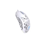 Endorfy Egér - LIV Onyx White (Honeycomb, 8000 DPI, ARGB, PixArt PAW3311, optikai, 1,8m, fehér)