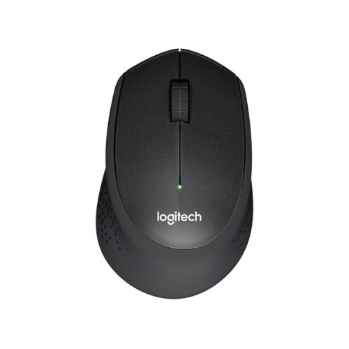 Logitech Egér - M330 SILENT PLUS (Vezeték nélküli, Optikai, 1000 DPI, USB, fekete)
