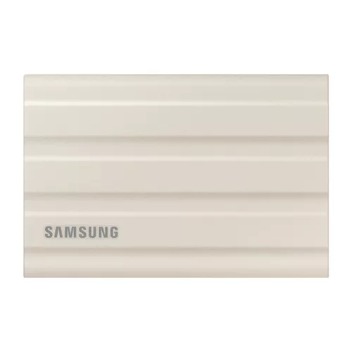 Samsung Külső SSD 2TB - MU-PE2T0K/EU (T7 Shield external, beige, USB 3.2, 2TB)