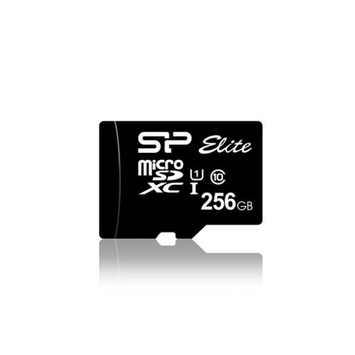 Silicon Power MicroSD kártya - 256GB microSDXC Elite UHS-1 U1 + adapter