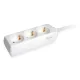 Equip Hálózati Elosztó - 245550 (3 Schuko, Max.: 3500W, 1,5m kábel, fehér)
