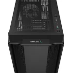 DeepCool Számítógépház - CC560 A-RGB V2 (fekete, ablakos, 4x12cm venti, Mini-ITX / Micro-ATX / ATX, 1xUSB3.0, 1xUSB2.0)