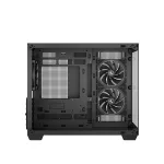 DeepCool Számítógépház - CG330 3F (fekete, ablakos, 3x12cm A-RGB, BTF, mATX, 2xUSB3.0, 1xUSB2.0)