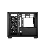 DeepCool Számítógépház - CG330 3F (fekete, ablakos, 3x12cm A-RGB, BTF, mATX, 2xUSB3.0, 1xUSB2.0)