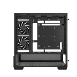 DeepCool Számítógépház - CG380 3F (fekete, ablakos, 3x12cm A-RGB, BTF, mATX, 2xUSB3.0, 1xUSB2.0)