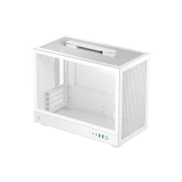   DeepCool Számítógépház - CH160 PLUS WH (mATX, 2xUSB3.0, Type-C, fehér)