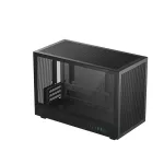 DeepCool Számítógépház - CH260 (fekete, Mini-ITX/Micro ATX (BTF), 2xUSB3.0, Type-C, fekete)