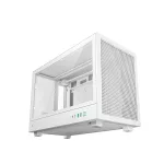 DeepCool Számítógépház - CH260 WH (fekete, Mini-ITX/Micro ATX (BTF), 2xUSB3.0, Type-C, fehér)