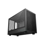 DeepCool Számítógépház - CH260 (fekete, Mini-ITX/Micro ATX (BTF), 2xUSB3.0, Type-C, fekete)