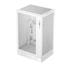   DeepCool Számítógépház - CH270 DIGITAL WH (fekete, Mini-ITX/Micro-ATX (BTF), 2xUSB3.0, Type-C, fehér)
