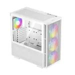 DeepCool Számítógépház - CH560 WH (fehér, 3x14cm + 1x12  A-RGB ventilllátor, E-ATX, 2xUSB3.0)