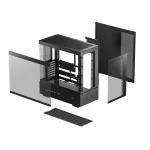 DeepCool Számítógépház - CH690 DIGITAL (fekete, ATX, 1xUSB-C, 2xUSB3.0)