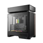 DeepCool Számítógépház - CL6600 (fekete, 1x360cm AIO vízhűtés, 2x120mm A-RGB, ATX, 2xUSB3.0, 1xUSB-C)