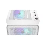 Endorfy Számítógépház - Arx 500 White ARGB (ATX/micro ATX/ITX, 1xUSB-C, 2xUSB3.0, 4x14cm LED ventilátor, ablakos, fehér)