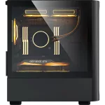 Formula Számítógépház - Air Mesh G3 Black (fekete, ablakos, 1x12cm venti, mATX, 1xUSB3.0, 2xUSB2.0)