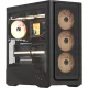 Formula Számítógépház - Air Power G9 Duo PA Black (fekete, ablakos, 4x12cm venti, EATX, 2xUSB3.0, 1xType-C)