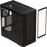 Formula Számítógépház - Air Power G9 Duo PA Black (fekete, ablakos, 4x12cm venti, EATX, 2xUSB3.0, 1xType-C)