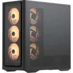 Formula Számítógépház - Air Power G9 Duo PA Black (fekete, ablakos, 4x12cm venti, EATX, 2xUSB3.0, 1xType-C)