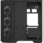 Formula Számítógépház - Crystal Z7 PA Black (fekete, ablakos, 5x12cm venti, EATX, 1xUSB3.0, 1xType-C)