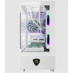 KEEP OUT Számítógépház - XC-301W GLASS (fehér, ablakos, 3x12cm ARGB venti, microATX, 1xUSB2.0, 1xUSB3.0)