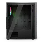 NJOY Számítógépház -  ANIL (fekete, ablakos, ATX, 1x12cm, 2xUSB2.0, 1x USB3.0)