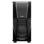 NJOY Számítógépház -  FORT (fekete, ablakos, ATX, 2x12cm, 1xUSB2.0, 2xUSB3.0)