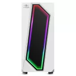 Spirit of Gamer Számítógépház - INFINITY White (fekete, ablakos, 2x12cm ventilátor, alsó táp,  ATX, 1xUSB3.0, 2xUSB2.0)