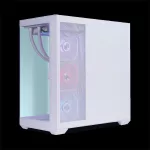 Spirit of Gamer Számítógépház - SPARK Arctic (fehér, ablakos, 6x12cm ventilátor, alsó táp,  ATX, 2xUSB3.0, 1xUSB-C)