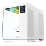 Spirit of Gamer Számítógépház - VIPER CRX White (fekete, ablakos, 6x12cm ventilátor, alsó táp,  ATX, 1x USB-C, 2x USB-A)