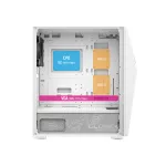 Spirit of Gamer Számítógépház - CLONE 4 White (fekete, ablakos, 2x12cm ventilátor, alsó táp,  ATX, 1xUSB3.0, 2xUSB2.0)