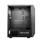Spirit of Gamer Számítógépház - Rogue VI RGB (fekete, ablakos, 4x12cm ventilátor, alsó táp,  ATX, 1xUSB3.0, 2xUSB2.0)