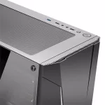 Spirit of Gamer Számítógépház - Rogue V RGB (fekete, ablakos, 2x12cm ventilátor, alsó táp,  ATX, 1xUSB3.0, 2xUSB2.0)