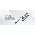 ID-Cooling RGB elosztó - FS-04 ARGB  (1 db bemenet ,4 dbkimenet 3pin PWM)