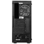 Everest Számítógépház - X-RACER (fekete; üveg; ATX; alsó táp; 4x120mm LED, 1xUSB3.0 + 2xUSB2.0)