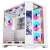 Rampage Számítógépház - NOVA (fehér; üveg; ATX; 9,17" TFT kijelző, 7x120mm RGB, 1xUSB3.0 + 1xUSB2.0)