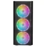 Everest Számítógépház - CREST V1 (fekete; üveg; ATX; alsó táp; 4x120mm RGB, 1xUSB3.0 + 2xUSB2.0)