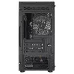 Rampage Számítógépház - VEGA V2 (fekete; üveg; mATX; alsó táp; 4x120mm RGB, 1xUSB3.0 + 2xUSB2.0)