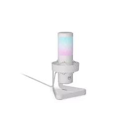   Endorfy Mikrofon - AXIS Streaming Onyx (USB-A, 3,5 mm output, ARGB, fehér)