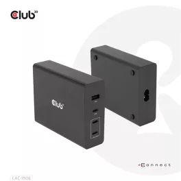   Club 3D Hálózati Adapter - CAC-1906 (132W GaN, 2x USB-A, 2x USB-C, PD3.0, 4 csatlakozó)