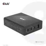 Club 3D Hálózati Adapter - CAC-1906 (132W GaN, 2x USB-A, 2x USB-C, PD3.0, 4 csatlakozó)