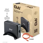 Club 3D Hálózati Adapter - CAC-1918 (240W GaN, 4x USB-C, PD3.1, 4 csatlakozó)