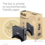 Club 3D Hálózati Adapter - CAC-1918 (240W GaN, 4x USB-C, PD3.1, 4 csatlakozó)