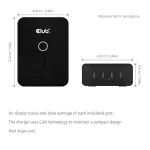 Club 3D Hálózati Adapter - CAC-1933 (240W GaN, 4x USB-C, PD3.1, PPS + LED kijelző)