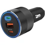 Sandberg szivargyújtós töltő - Car Charger 3in1 130W USB-C PD
