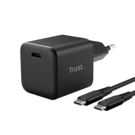   Trust Telefon töltő - Maxo Ultra-small (65W; USB-C; + 2m kábel; fekete)