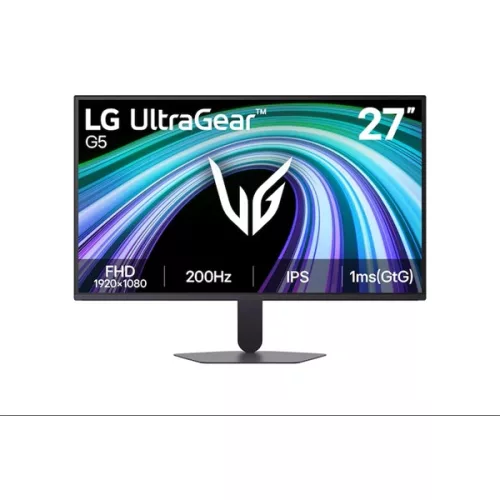 LG Monitor 27" Gamer - 27G523B-B (IPS; 16:9; 1920x1080; 200Hz; 1ms; 300cd; HDMIx2; DP; FreeSync; Gsync; HDR10; sRGB99%)