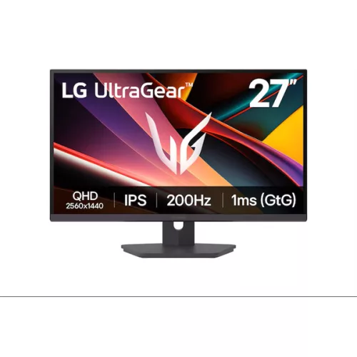 LG Monitor 27" Gamer - 27G610A-B (IPS; 16:9; 2560x1440; 200Hz; 1ms; 400cd; HDMIx2; DP; FreeSync; HDR10; sRGB99%; Pivot)